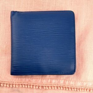 AUTHENTIC Louis Vuitton Marco Wallet. Blue.